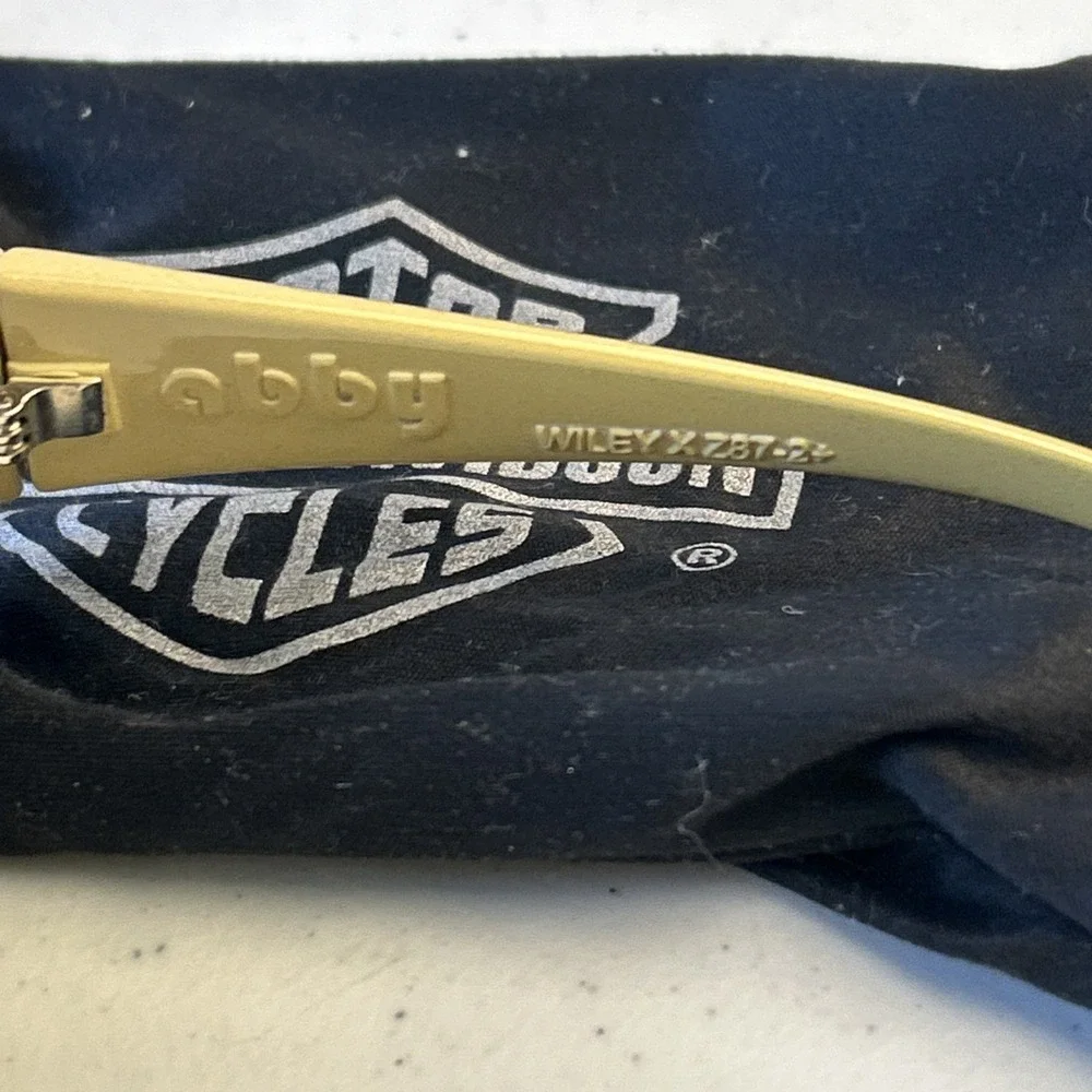 ✅⭐ HARLEY DAVIDSON By WILEY X abby Gold 125 WX Z87-2+ Safety Sunglasses
